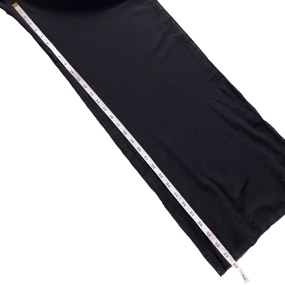 Jean Paul Gaultier Fuzzi Wide Leg Black Pants High Rise Size XL - Picture 11 of 12